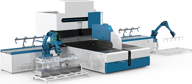สายการผลิตแผ่นโลหะสำหรับตู้ควบคุมไฟฟ้า