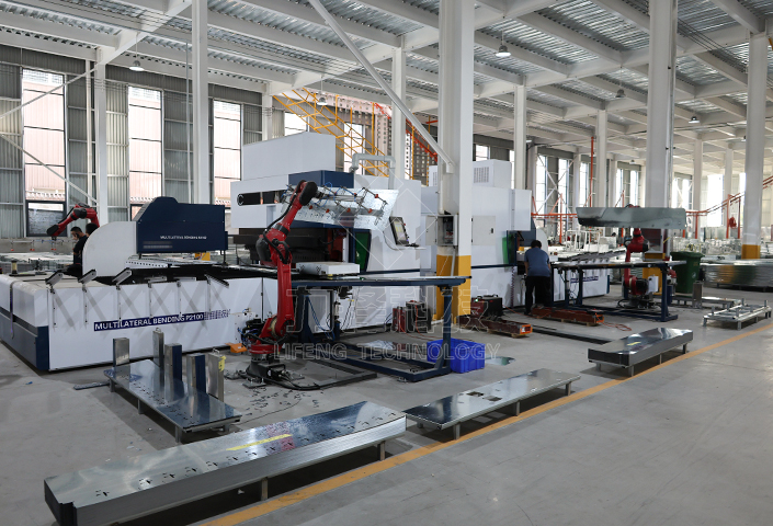 Core Configuration and Production Process of Express Cabinet Sheet Metal Production Line